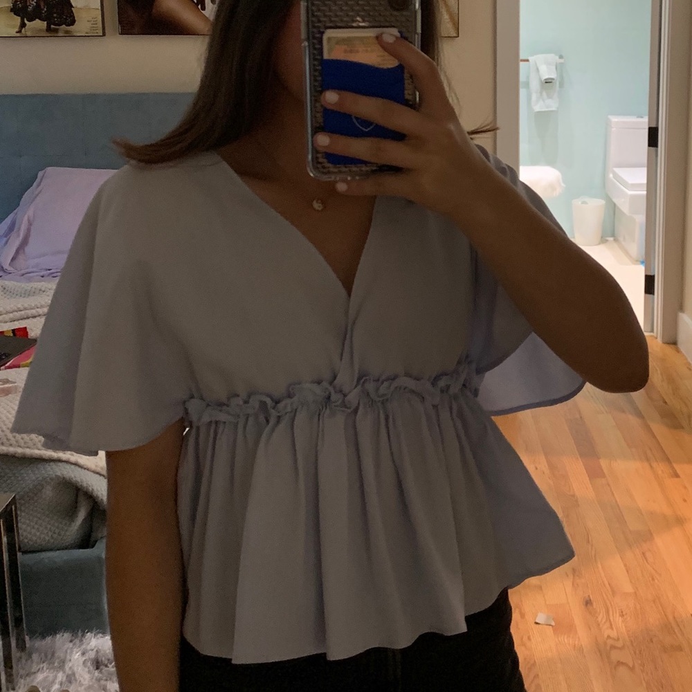 Zara babydoll top